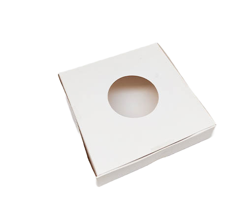 Square White Window Box 7X7X1.5 Inches