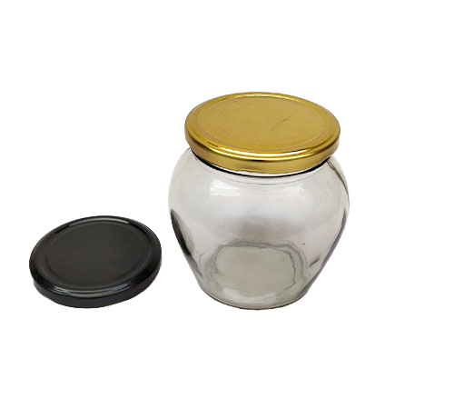 Stylish & Functional Storage Solution Apple Glass Jar 500 ml