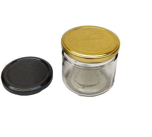 Round Salsa Jar Stylish & Functional Storage Solution 350 ml
