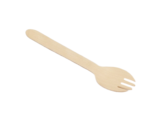 Wooden Spork – Eco-Friendly, Durable & Biodegradable Cutlery 160 MM