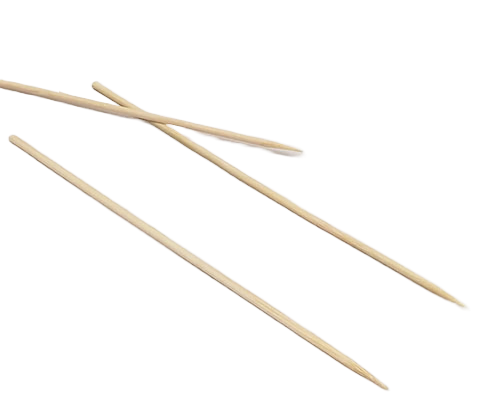 Wooden Satay Stick – Eco-Friendly & Sturdy Skewers 10 Inch