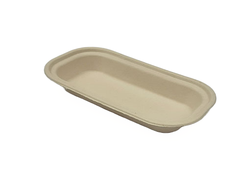 750 ml Brown Bagasse Tray – Eco-Friendly & Durable Serving Solution