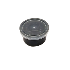 Black Round Container – Compact & Stylish Storage Solution 100 ml