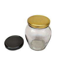 Stylish & Functional Storage Solution Apple Glass Jar 500 ml