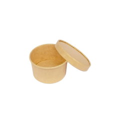 Brown Paper Container – Eco-Friendly 250 ml