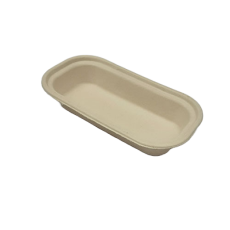 750 ml Brown Bagasse Tray – Eco-Friendly & Durable Serving Solution