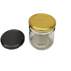 Round Salsa Jar Stylish & Functional Storage Solution 350 ml