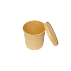 Brown Paper Container – Eco-Friendly 500 ml