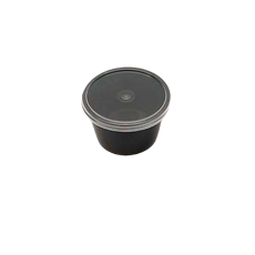 Black Round Container – Compact & Stylish Storage Solution 50 ml