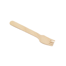 Wooden Fork – Eco-Friendly & Biodegradable Cutlery 140 MM